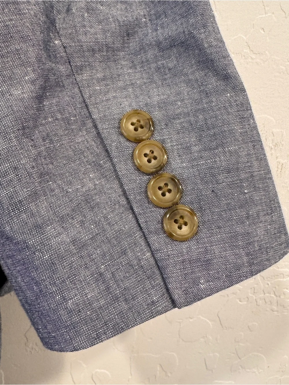 J.Crew Ludlow Slim Blazer Mens 36S Blue Jacket Sport Linen Slim Fit Unstructured